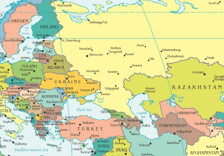 Blank Map Of Eurasia. other maps of eurasia